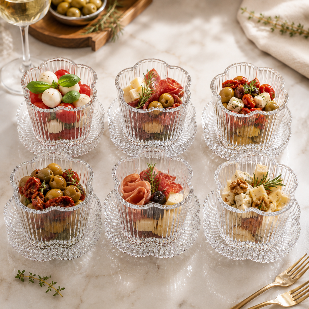 Flower Set Cup Macedonia Big, 65-45, 12 Pieces