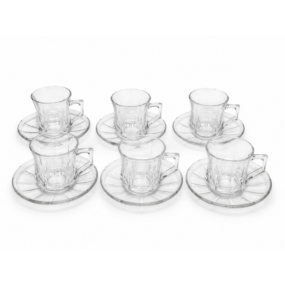 Simple Turkish Tea Cup, 65-35, 12 Pieces