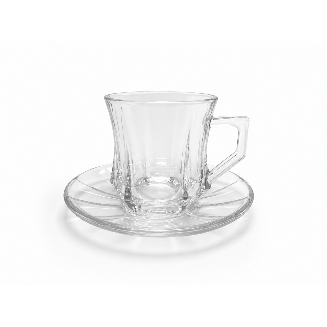 Simple Turkish Tea Cup, 65-35, 12 Pieces