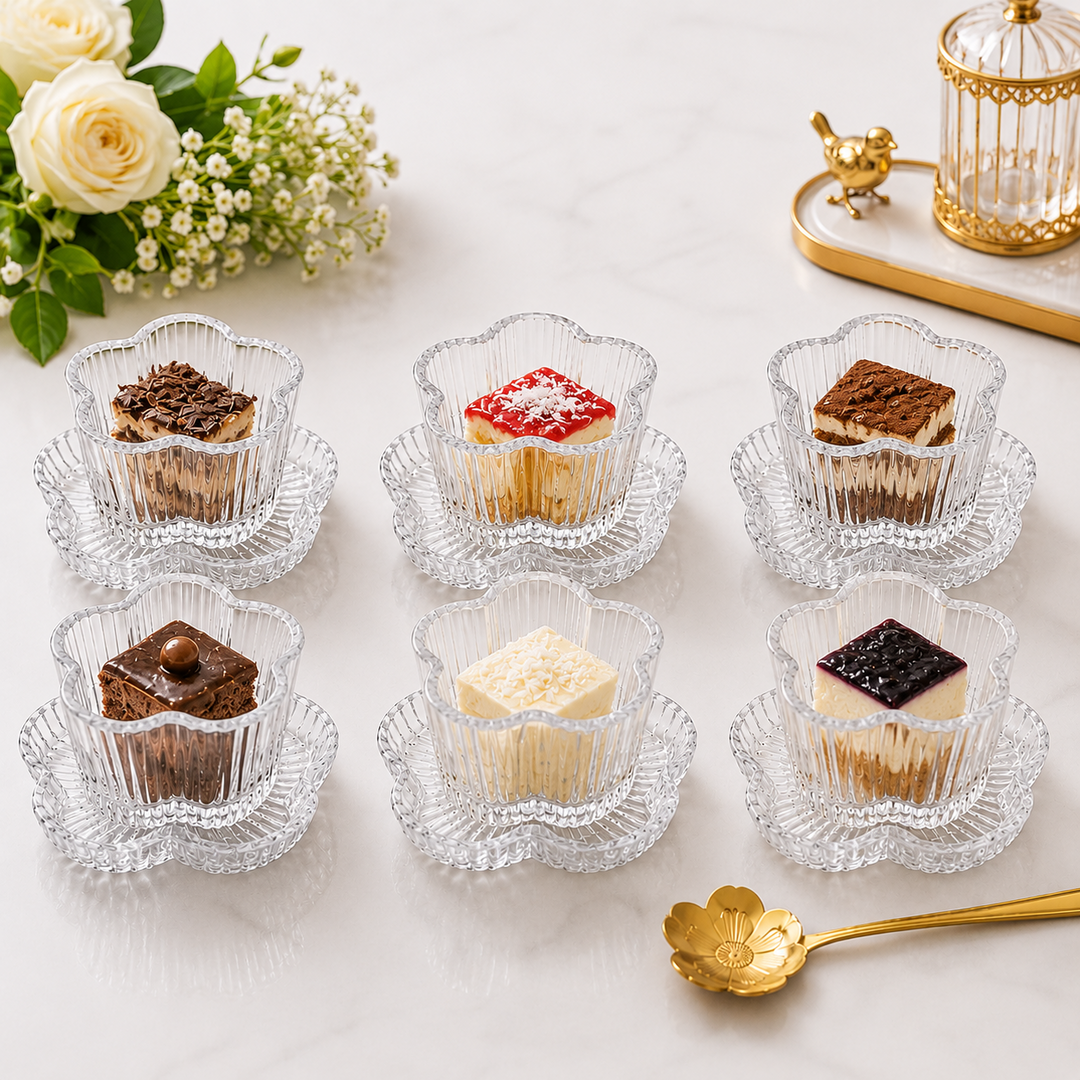 Flower Set Cup Macedonia Small, 65-46, 12 Pieces