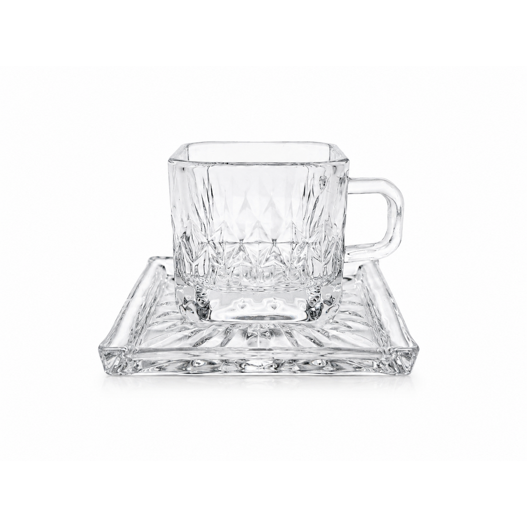 Square Rhombus Tea Cup, 65-43, 12 Pieces