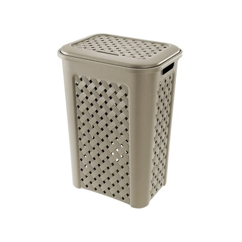 Tontarelli Arianna Beige Kosh Rrobash me Kapak, 43.5x33.5x55 Cm, 50.7 Lt, 1 Copë