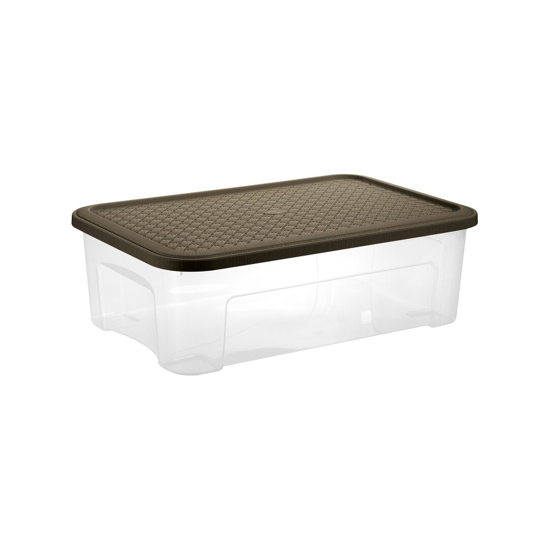 Tontarelli Arianna Brown Kuti Organizimi me Kapak, 58.2x38x18.8 Cm, 29.5 Lt, 1 Copë