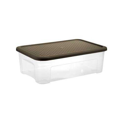 Tontarelli Arianna Brown Kuti Organizimi me Kapak, 58.2x38x18.8 Cm, 29.5 Lt, 1 Copë