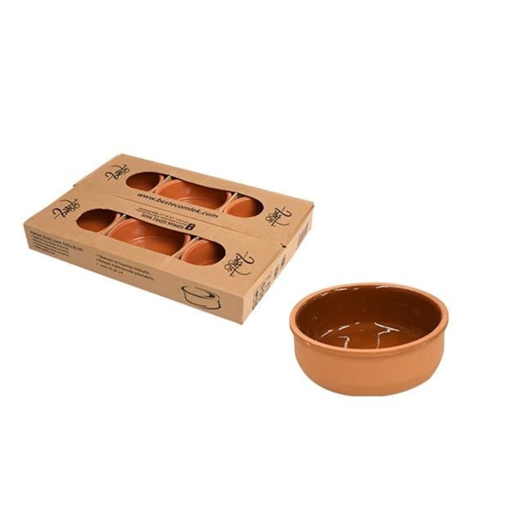 Anadolu Clay Pan Set, 12 Cm, 6 Pieces