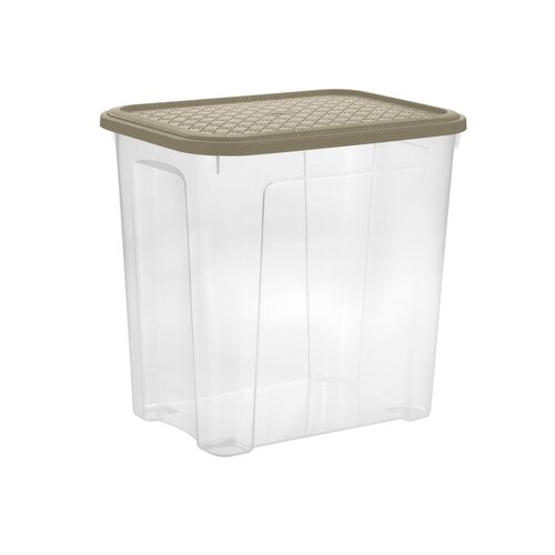 Tontarelli Arianna Beige Kuti Organizimi me Kapak, 37.7x27.7x36.7 Cm, 30 Lt, 1 Copë