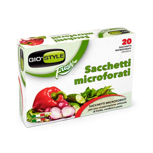 Giostyle Micro Perforated Bags, 20 Units, 1 Piece