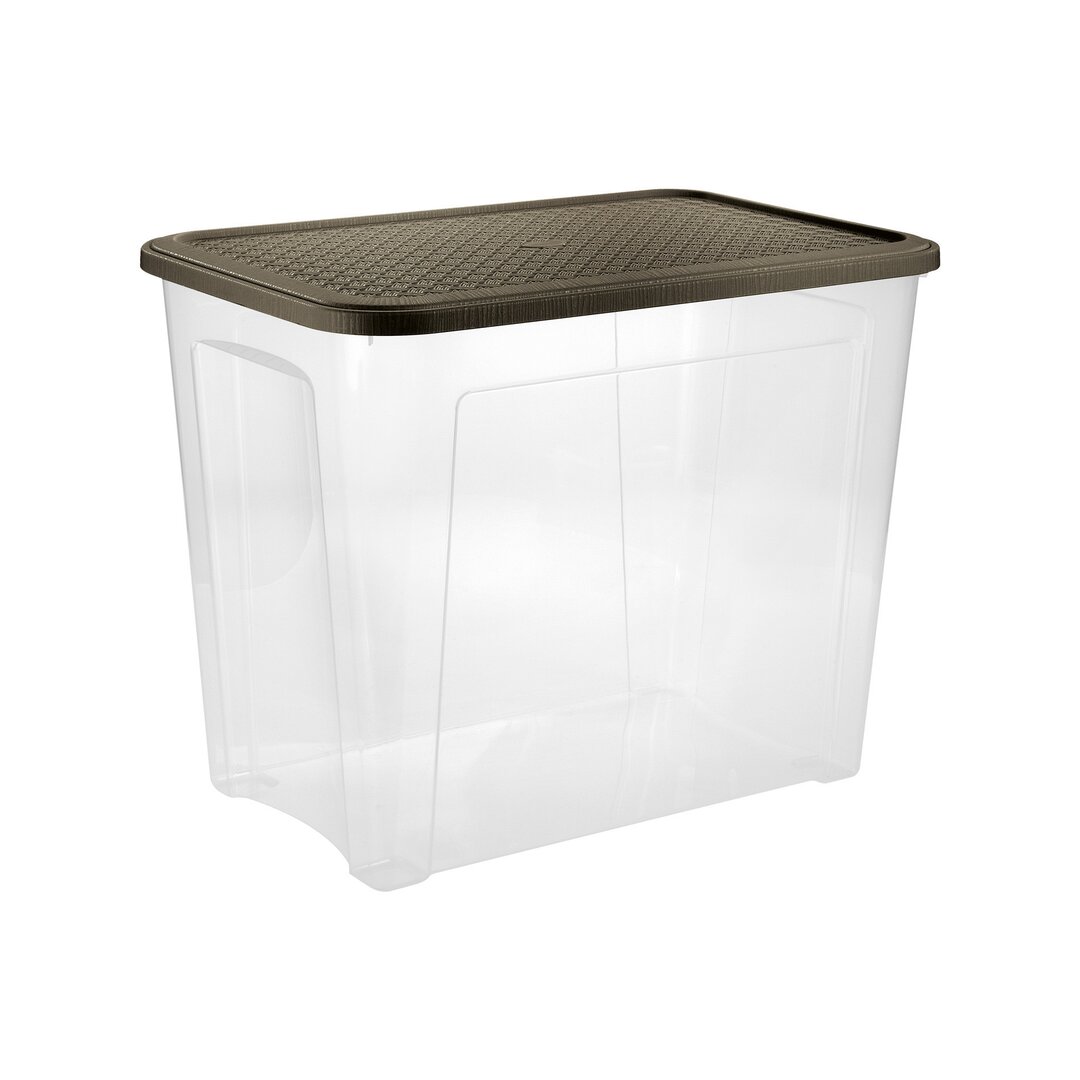 Tontarelli Arianna Brown Kuti Organizimi me Kapak, 58.2x38x45.8 Cm, 67 Lt, 1 Copë