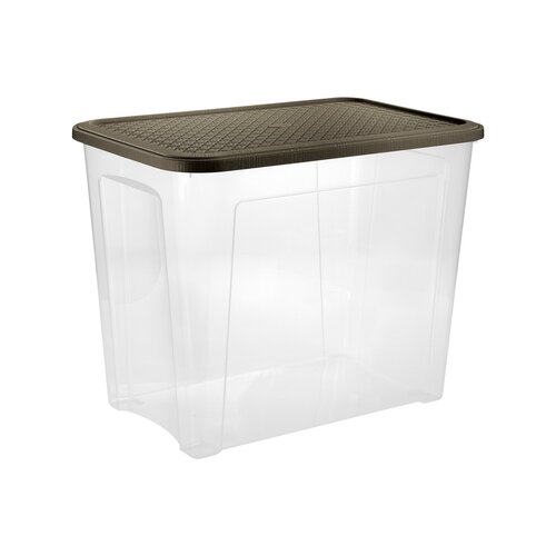 Tontarelli Arianna Brown Kuti Organizimi me Kapak, 58.2x38x45.8 Cm, 67 Lt, 1 Copë