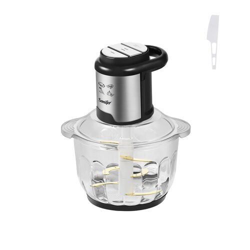 Sonifer Glass Vegetable Chopper, 4 Lt, 500W, Sf-8198, 1 Piece