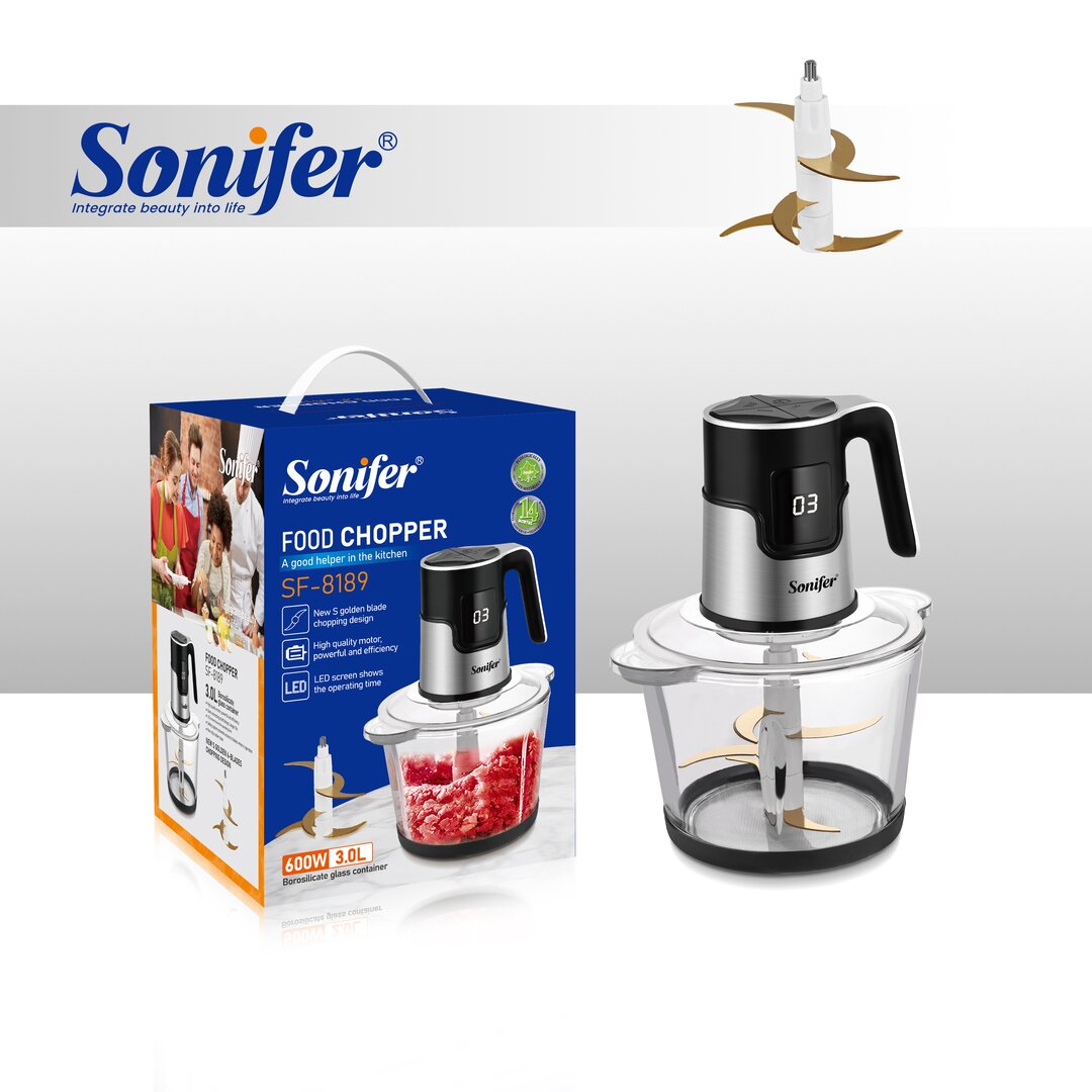 Sonifer Grirëse Perimesh Qelqi, 3 Lt, 600W, Sf-8189, 1 Copë