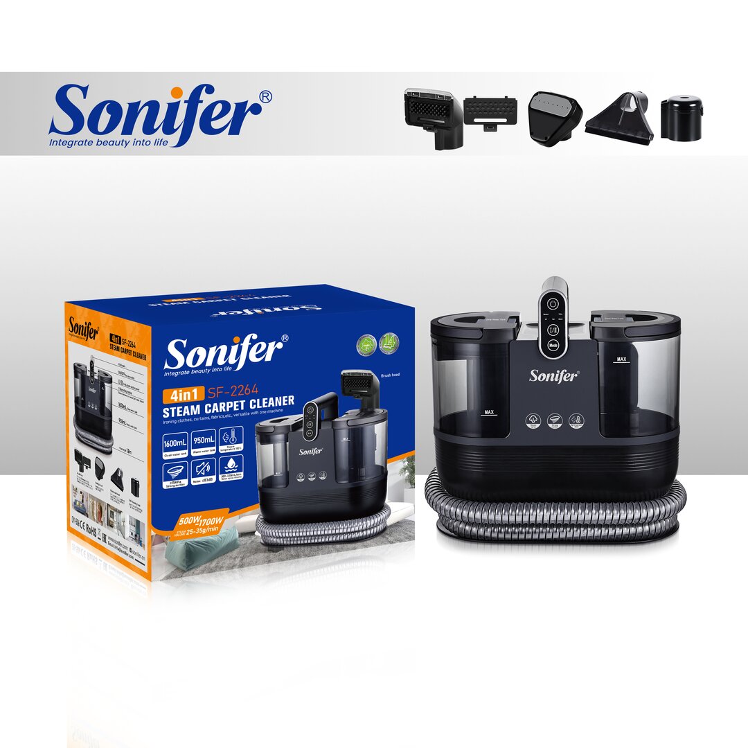 Sonifer Fshesë me Avull Multifunksionale, 4Në1, 1700W, Sf-2264, 1 Copë