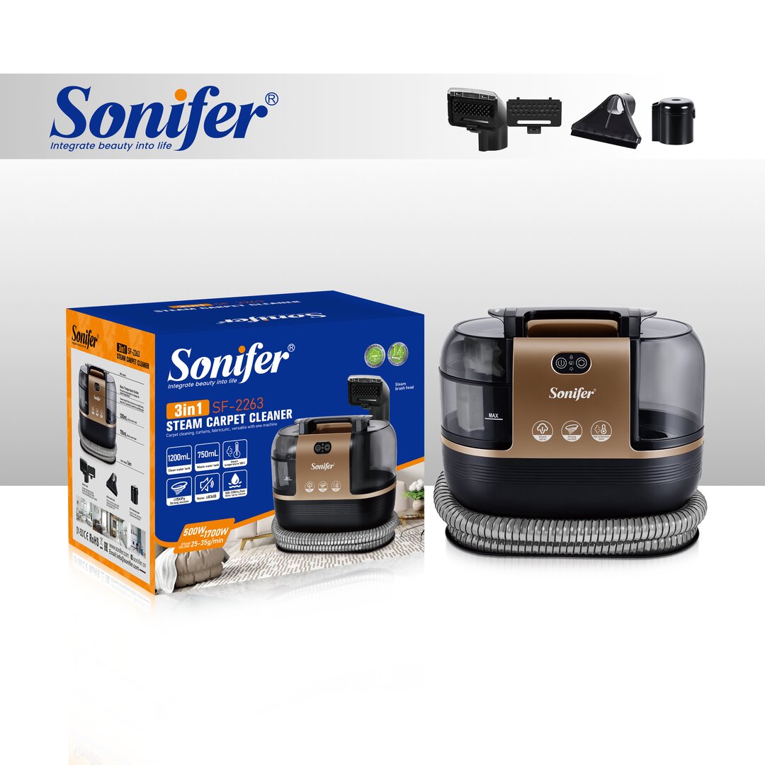 Sonifer Fshesë me Avull Multifunksionale, 3Në1, 1700W, Sf-2263, 1 Copë